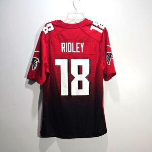NIKE NFL Atlanta Falcons Ridley Red and Black Football Jersey L